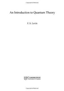دانلود کتاب An Introduction to Quantum Theory