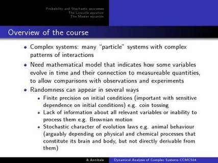 دانلود کتاب Dynamical Analysis Complex Systems