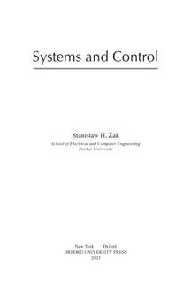 دانلود کتاب Systems and Control (Engineering & Technology)