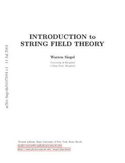 دانلود کتاب Introduction to String Theory