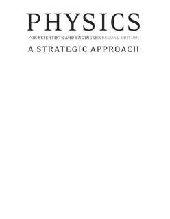 دانلود کتاب Physics for scientists and engineers: a strategic approach: with modern