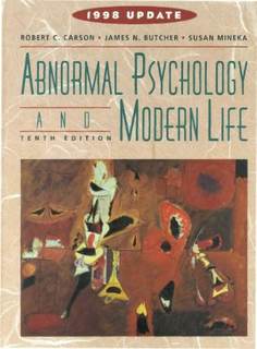 دانلود کتاب Abnormal Psychology and Modern Life