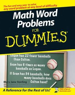 دانلود کتاب Math word problems for dummies