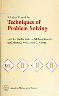 دانلود کتاب Solutions manual for Techniques of problem solving