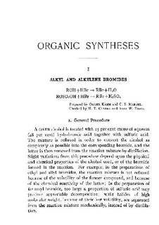 دانلود کتاب Organic Syntheses: An Annual Publication of Satisfactory Methods for the Preparation Chemicals