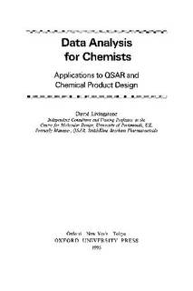 دانلود کتاب Data Analysis for Chemists