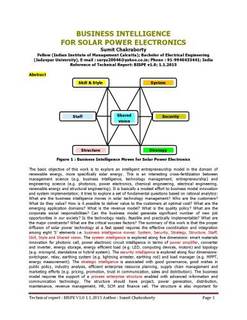 دانلود کتاب Business Intelligence for Solar Power Electronics