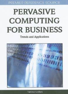 دانلود کتاب Pervasive Computing for Business: Trends and Applications (Premier Reference Source