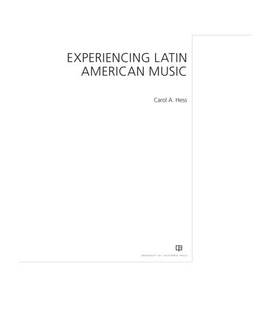 دانلود کتاب Experiencing Latin American Music