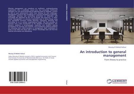 دانلود کتاب An introduction to general management