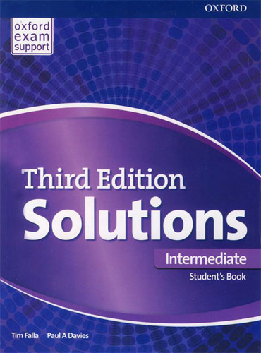 کتاب زبان سولوشن Solutions Intermediate + Workbook (3rd Edition)