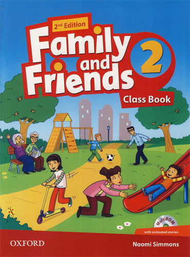 کتاب فمیلی اند فرندز Family and Friends 2 + Workbook (2nd Edition) British لهجه بریتیش - رحلی