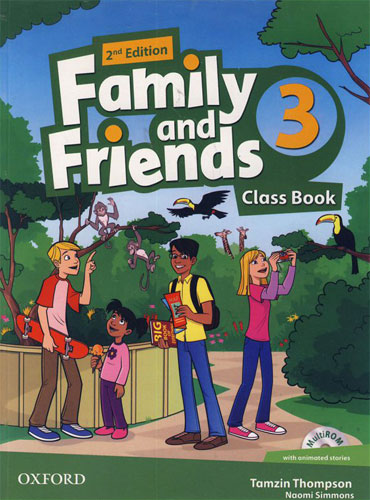 کتاب فمیلی اند فرندز Family and Friends 3 + Workbook (2nd Edition) British لهجه بریتیش - رحلی