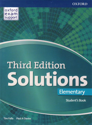 کتاب زبان سولوشن Solutions Elementary + Workbook (3rd Edition)