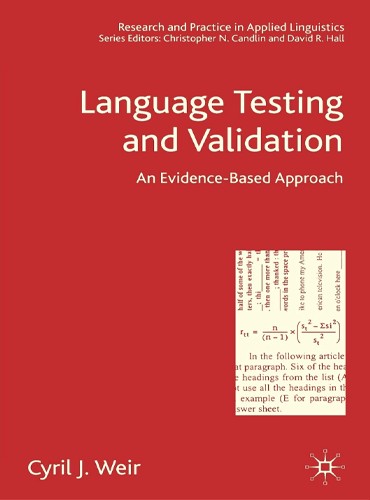 کتاب Language Testing and Validation: An Evidence-Based Approach