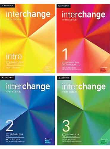 مجموعه کتاب های Interchange 5th edition چهار کتاب