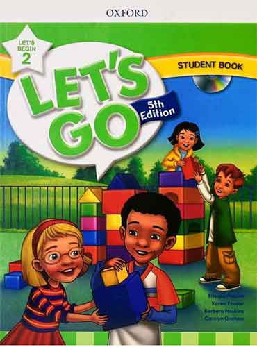 کتاب زبان لتس گو Let’s Go: Let’s Begin 2 + Workbook (5th Edition) - رحلی
