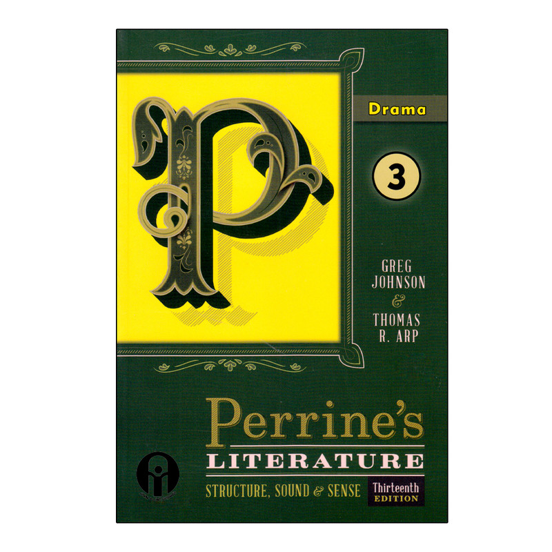 کتاب Perrine s Literature Structure , Sound And Sense 3 Drama اثر Greg Johnson And Thomas R. Arp انتشارات الوندپویان