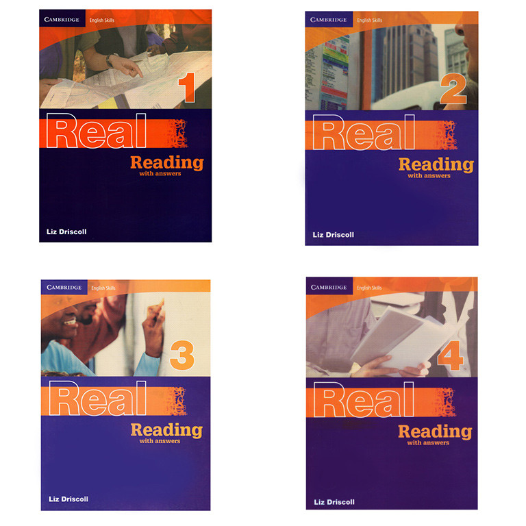 کتاب Real Reading اثر Liz Driscoll انتشارات کمبریدج 4 جلدی