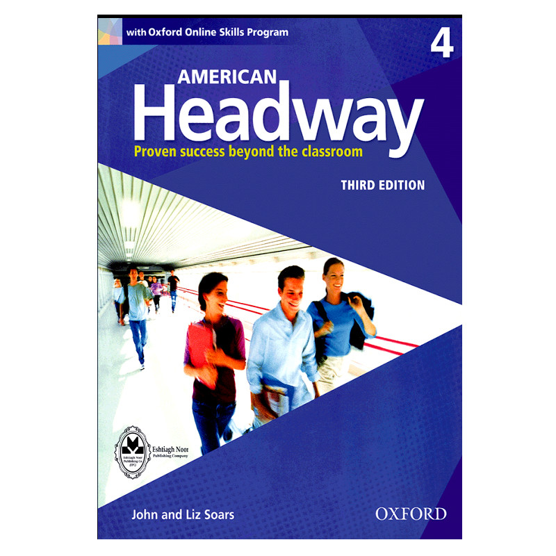 کتاب American Headway 4 Third Edition اثر John Soars and Liz Soars انتشارات اشتیاق نور