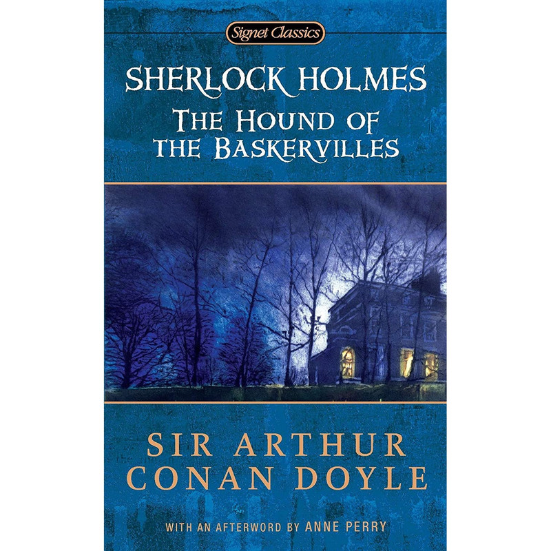 کتاب The Hound of the Baskervilles اثر Sir Arthur Conan Doyle and Anne Perry انتشارات Signet