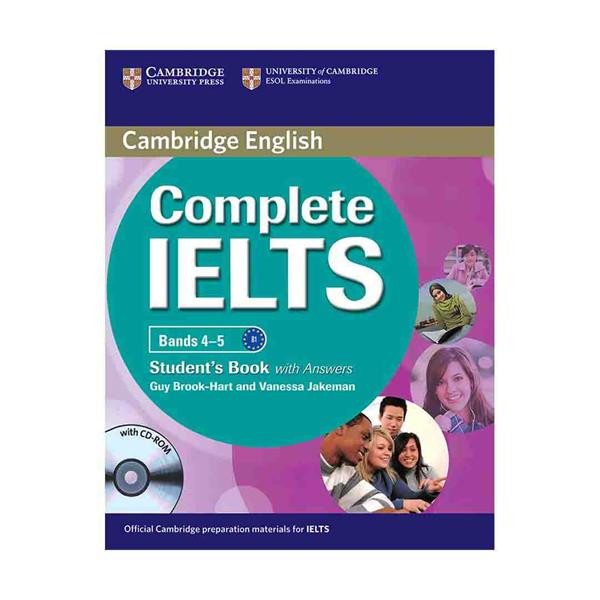 کتاب Cambridge English Complete Ielts B1  4-5 اثر Guy Brook-Hart and Vanessa Jackman انتشارات کمبریدج
