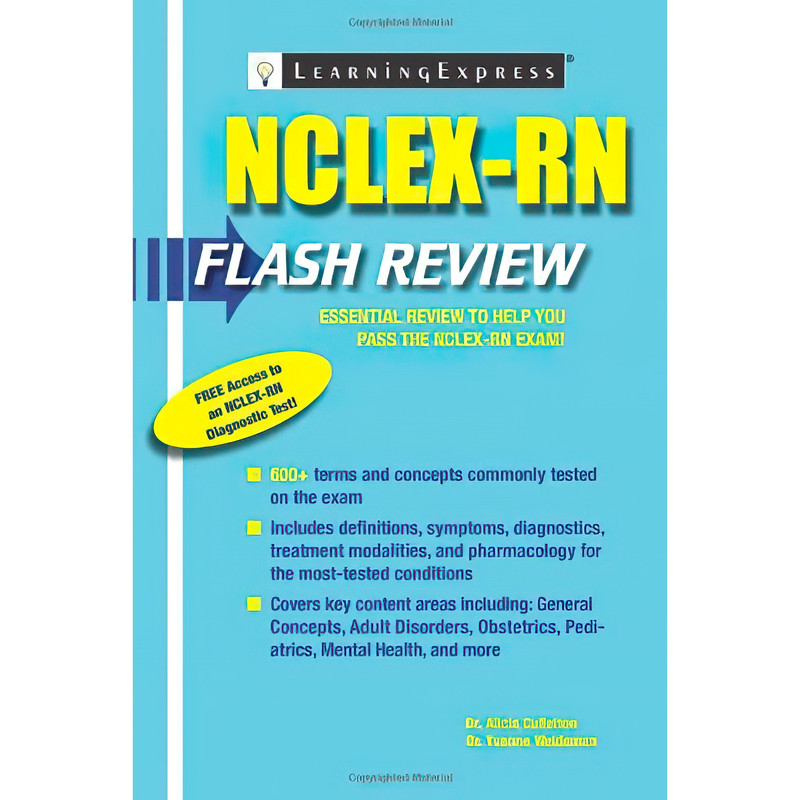 کتاب NCLEX-RN Flash Review اثر جمعی از نویسندگان انتشارات Learningexpress Llc