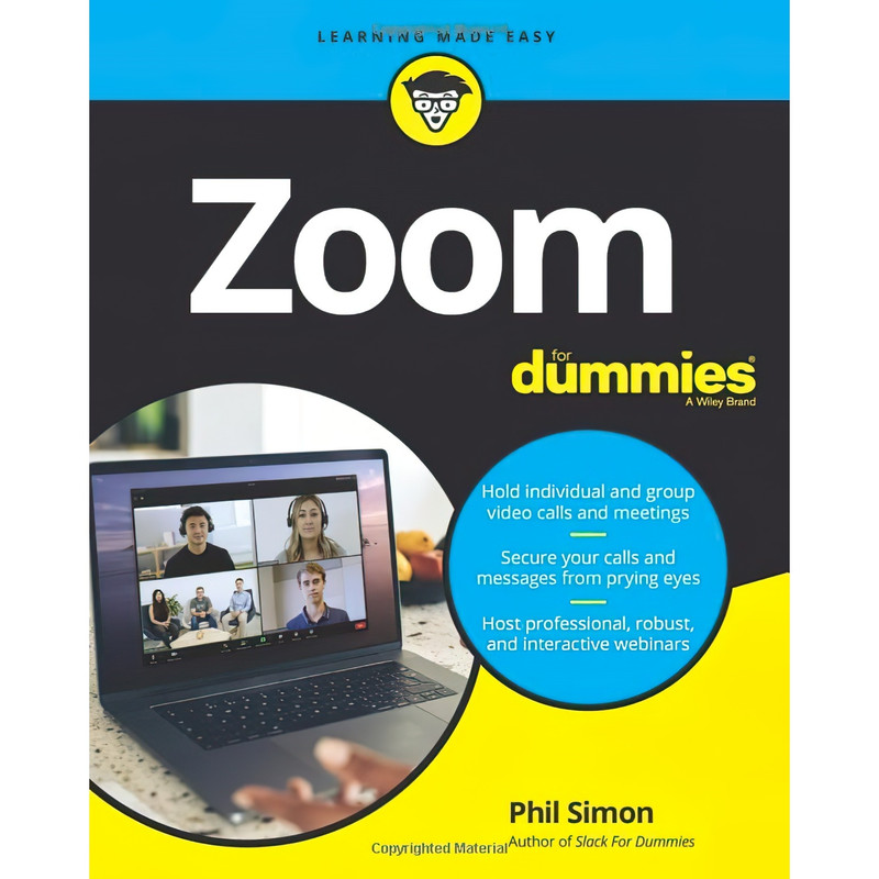 کتاب Zoom For Dummies اثر Phil Simon انتشارات For Dummies