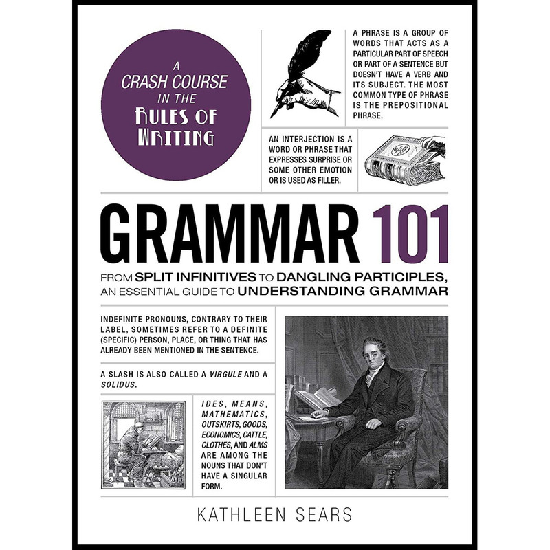 کتاب Grammar 101 اثر Kathleen Sears انتشارات Adams Media
