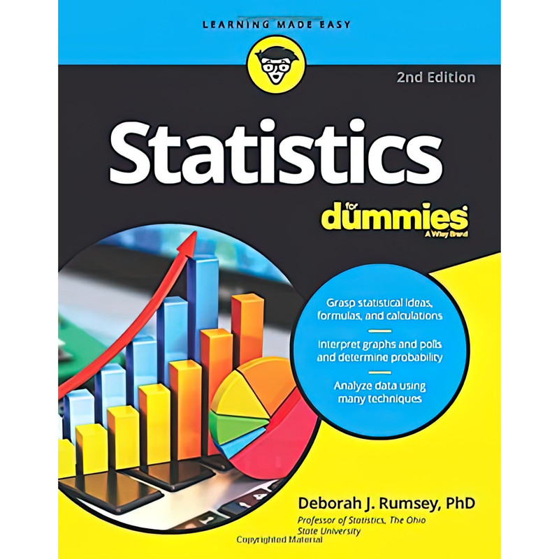 کتاب Statistics For Dummies اثر Deborah J. Rumsey انتشارات For Dummies