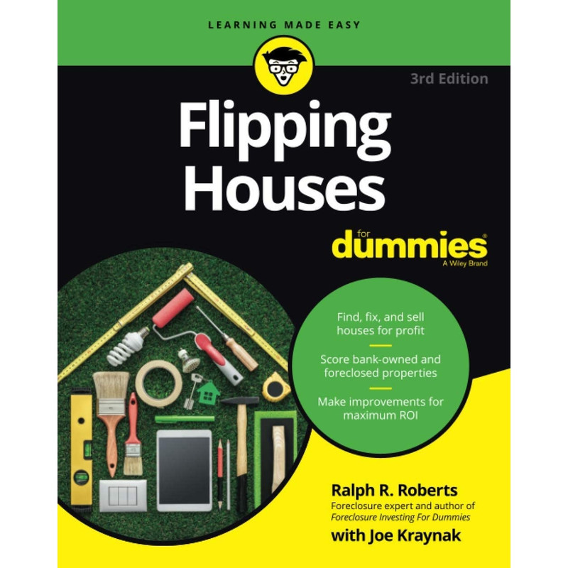 کتاب Flipping Houses For Dummies, 3rd Edition اثر Joseph Kraynak انتشارات For Dummies
