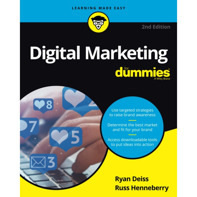 کتاب Digital Marketing For Dummies اثر Ryan Deiss and Russ Henneberry انتشارات For Dummies