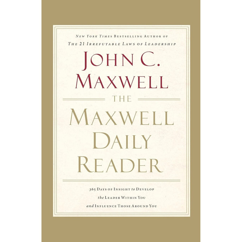 کتاب The Maxwell Daily Reader اثر John C. Maxwell انتشارات HarperCollins Leadership