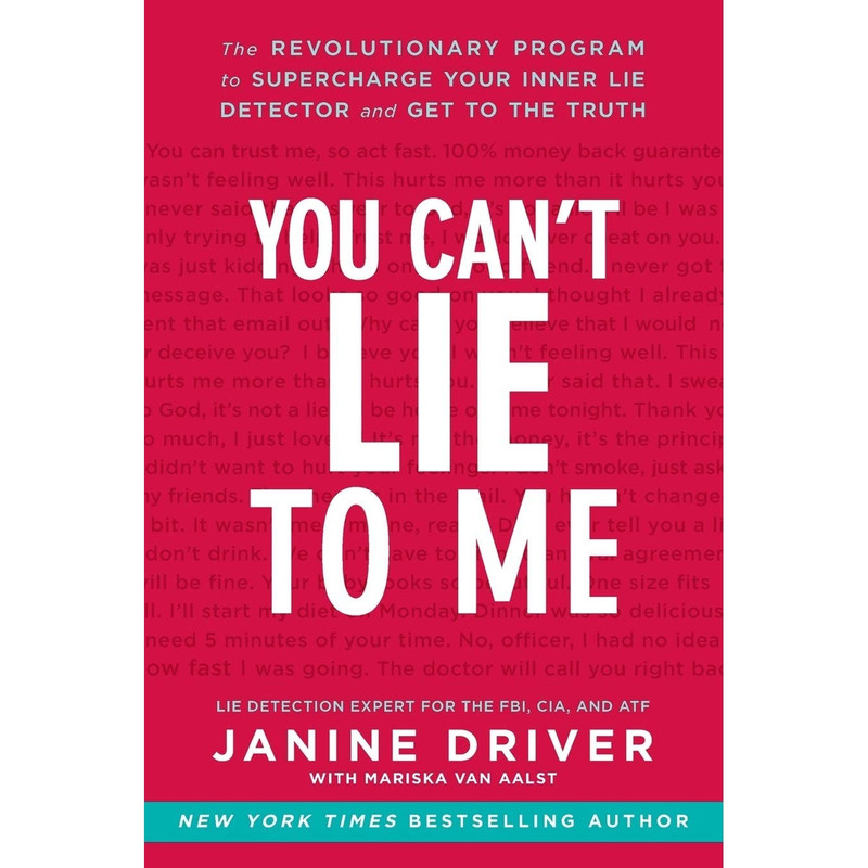 کتاب You Can,t Lie to Me اثر Janine Driver and Mariska van Aalst انتشارات HarperOne