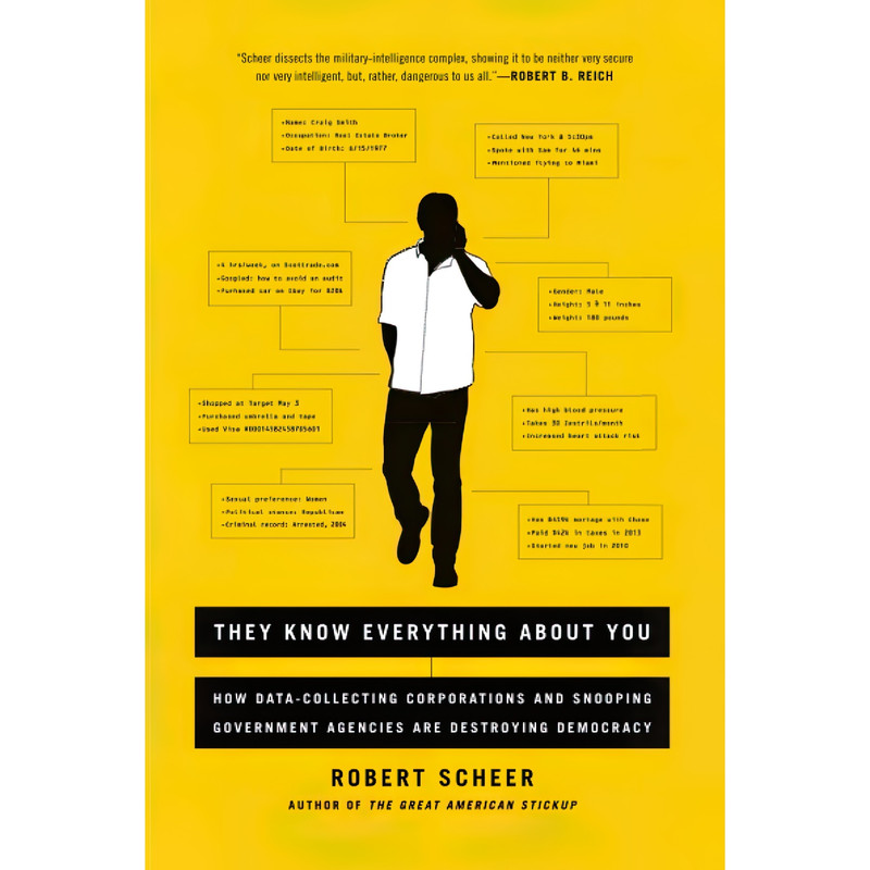 کتاب They Know Everything About You اثر Rob Scheer انتشارات Bold Type Books