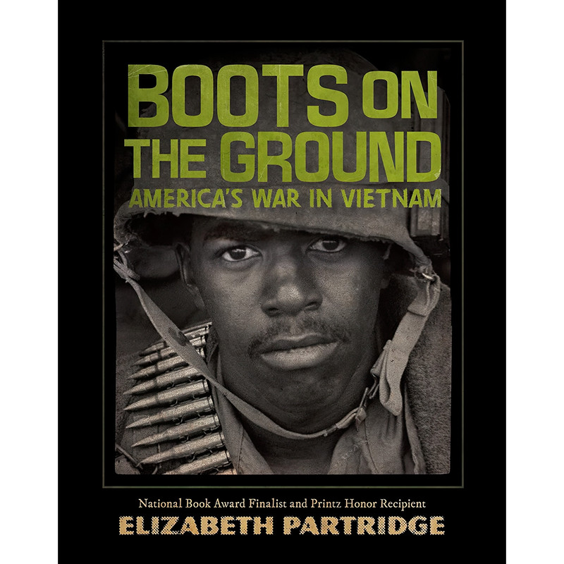 کتاب Boots on the Ground اثر Elizabeth Partridge انتشارات Viking Books for Young Readers