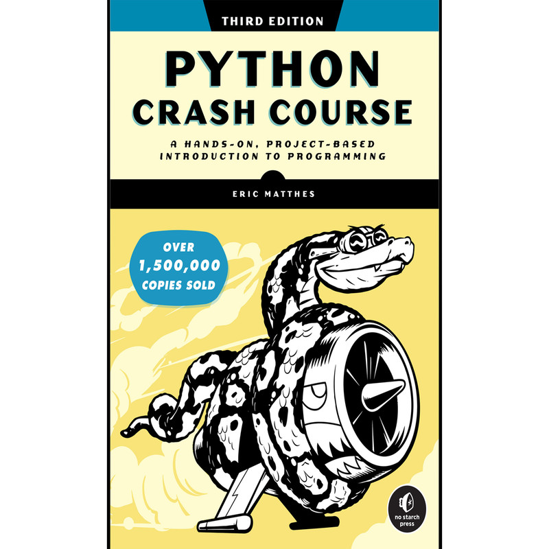 کتاب Python Crash Course اثر Eric Matthes انتشارات No Starch