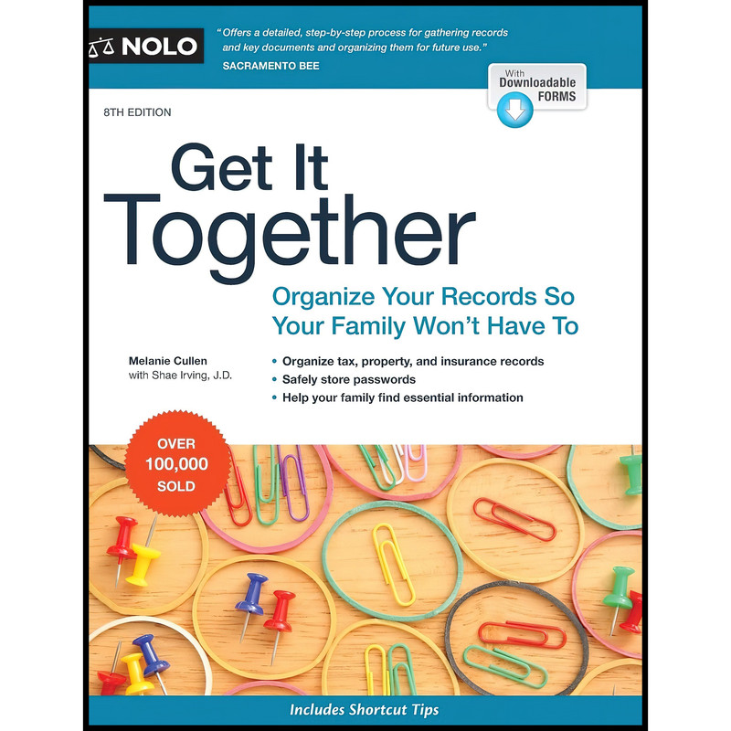 کتاب Get It Together اثر Melanie Cullen and Shae Irving J.D. انتشارات NOLO