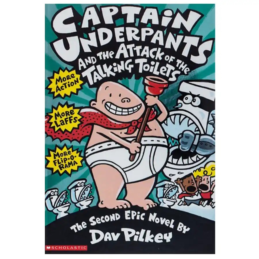 کتاب 2 captain Undepants اثر دیو پیلکی