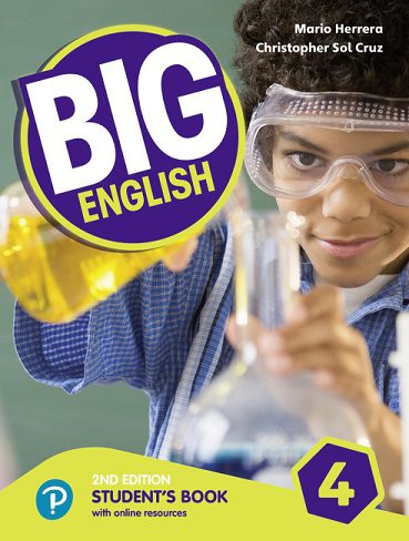 Big English 4 2nd+SB+WB+CD کتاب