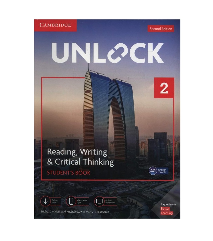 آنلاک دو ریدینگ رایتینگ اند کریتیکال تینکینگ Unlock 2 Reading Writing and Critical Thinking Second Edition