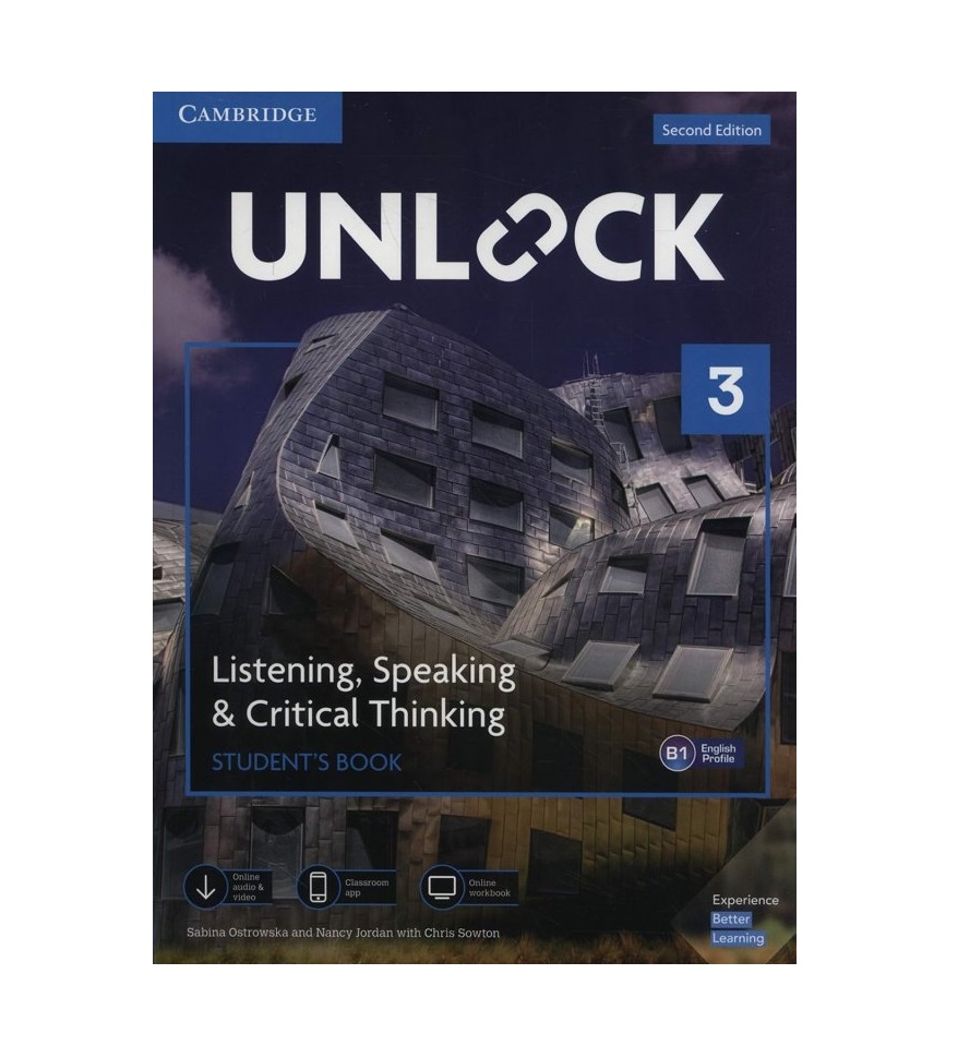 آنلاک سه لیسنینگ اسپیکینگ اند کریتیکال تینکینگ Unlock 3 Listening Speaking and Critical Thinking Second Edition