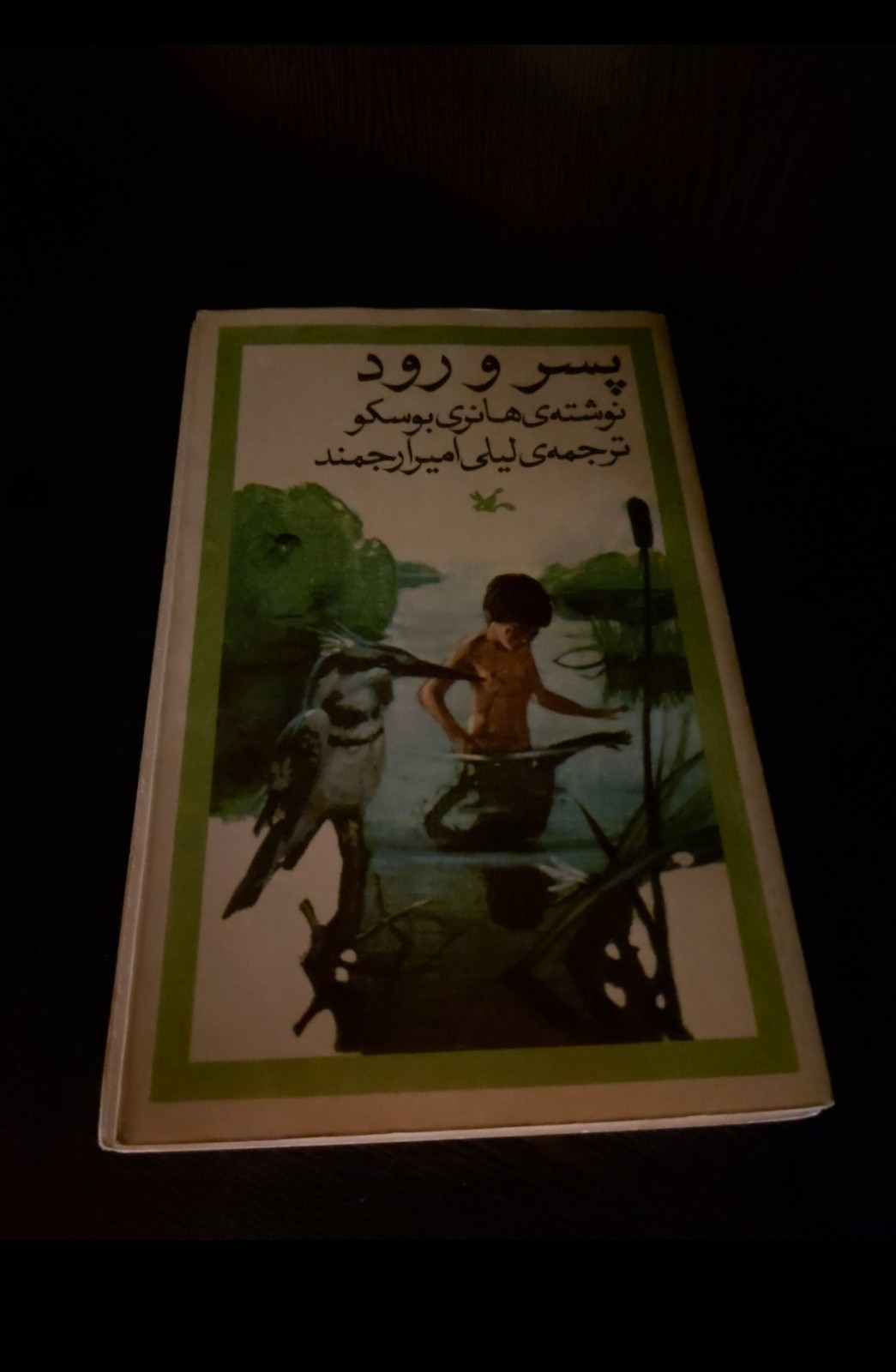 کتاب پسر و رود نوشته هانری بوسکو ترجمه لیلی امیرارجمند، انتشارات کانون پرورش فکری کودکان و نوجوانان