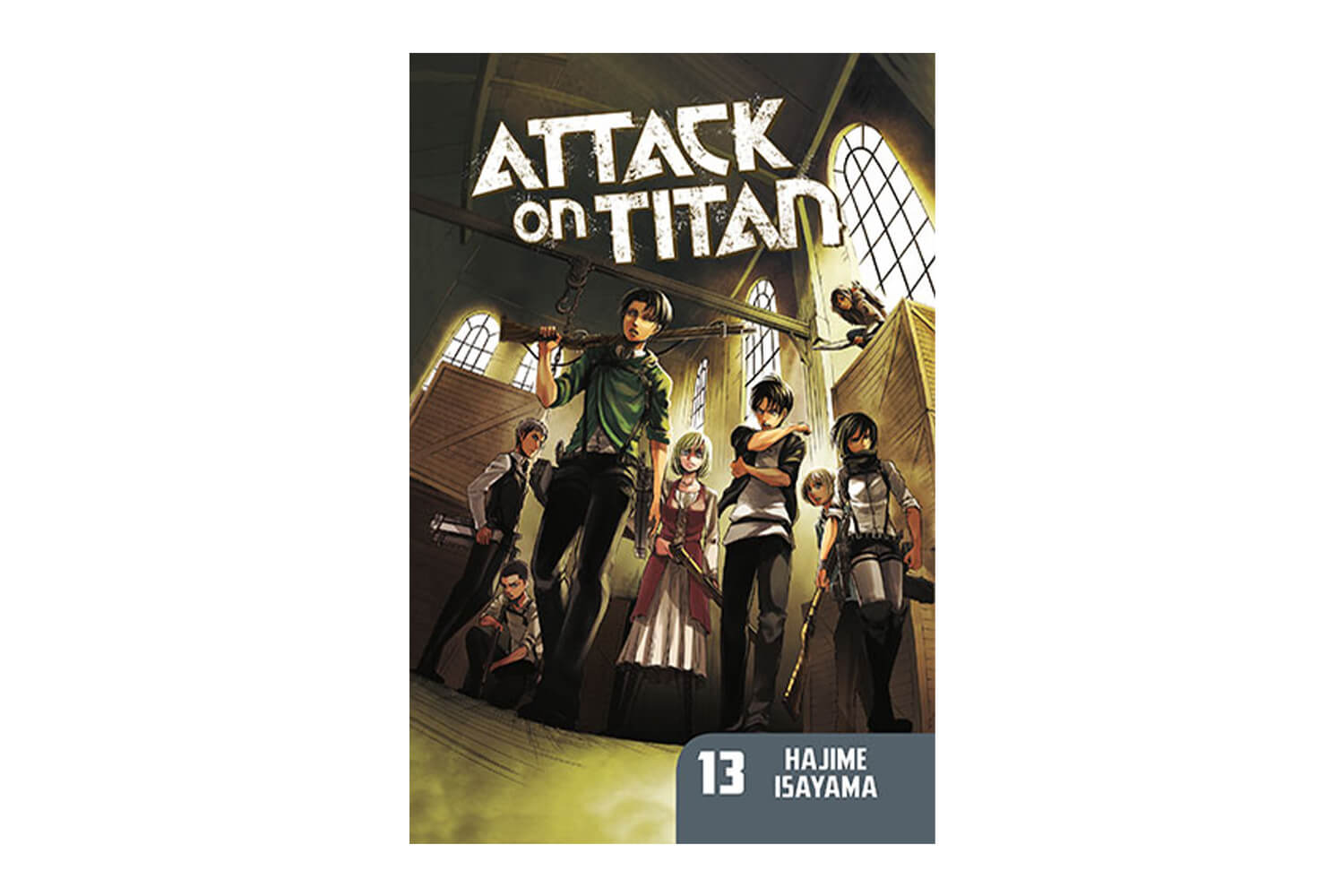 کتاب حمله به تایتان 13 (Attack on Titan)